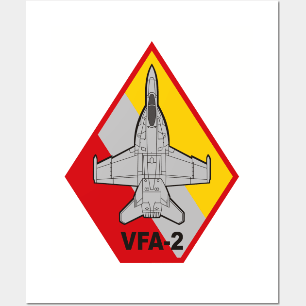 VFA-2 Bounty Hunters - F/A-18 Wall Art by MBK